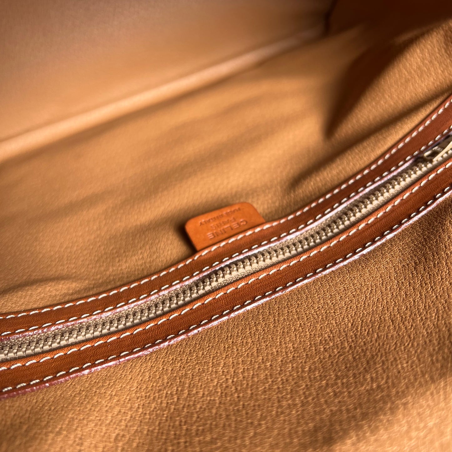 Celine Macadam Brown Dome Bag