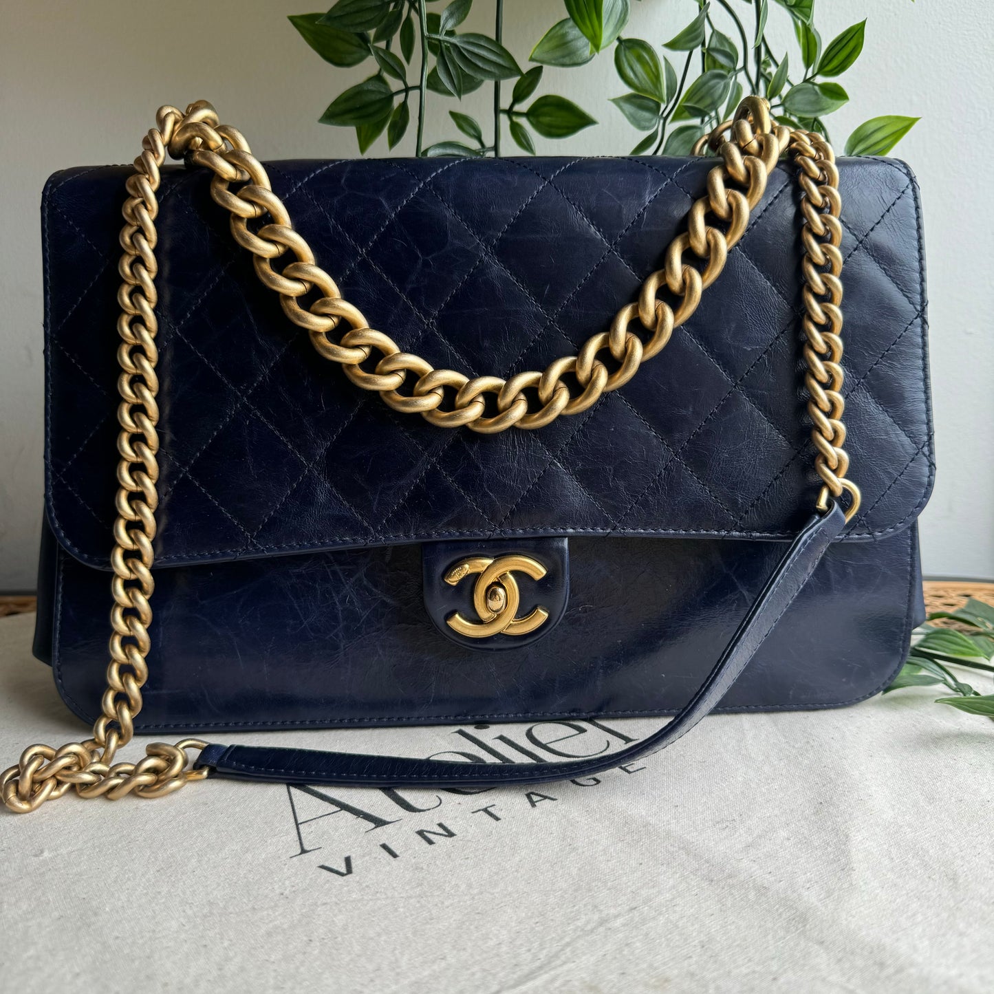 Chanel 2016 Navy Paris Cosmopolite Two Way