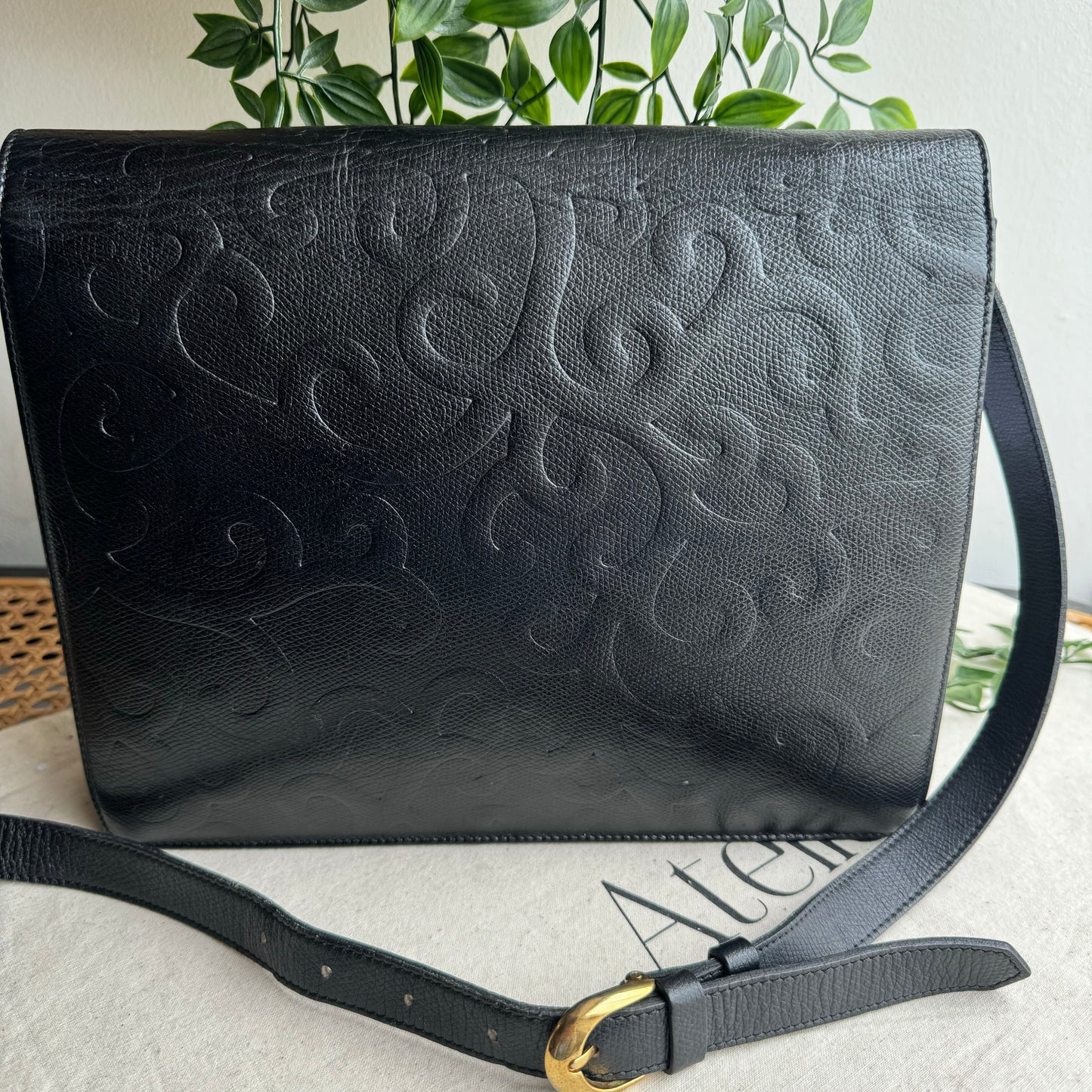 Saint Laurent 1980s Arabesque Cross Body Bag