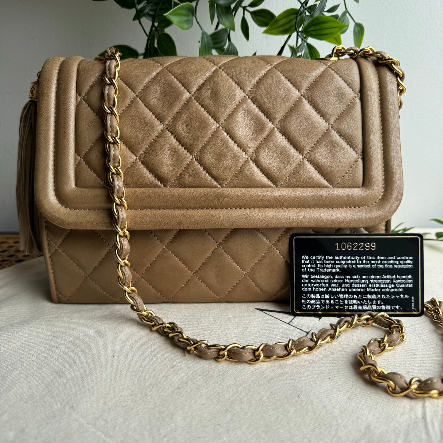 Chanel 1989 Tassel Single Flap