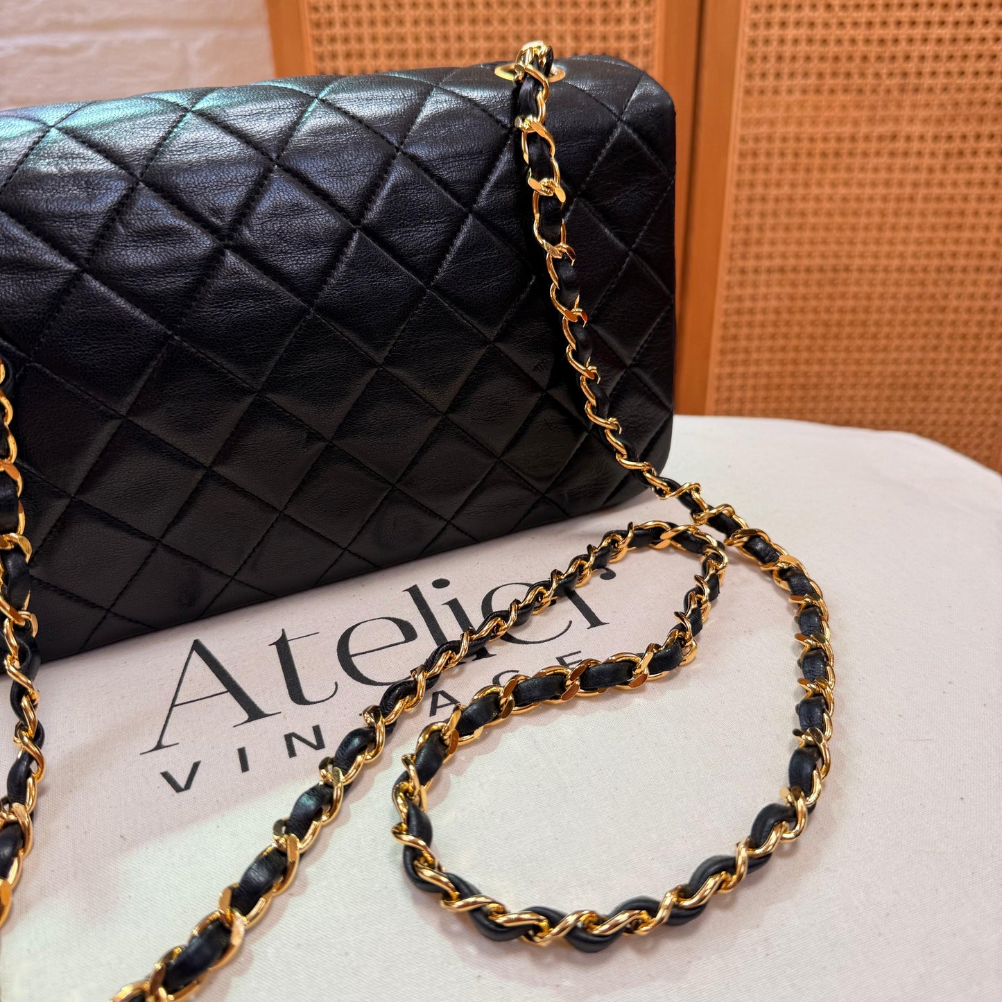 Chanel 1989 Classic Medium Rectangle Full Flap