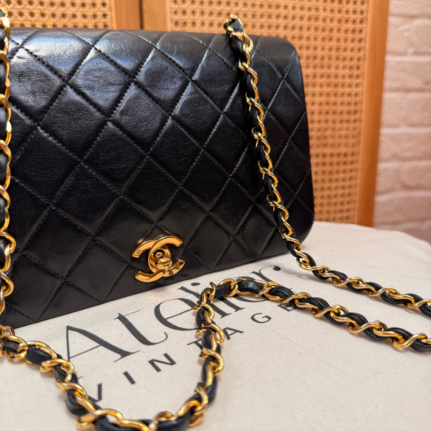Chanel 1989 Classic Medium Rectangle Full Flap