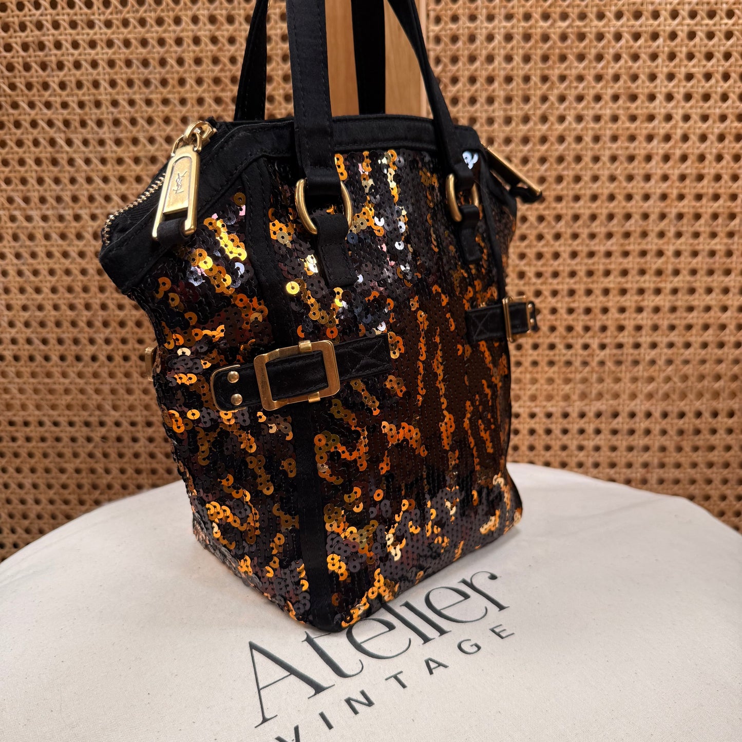 Saint Laurent 2008 limited Edition Sequin Downtown tote