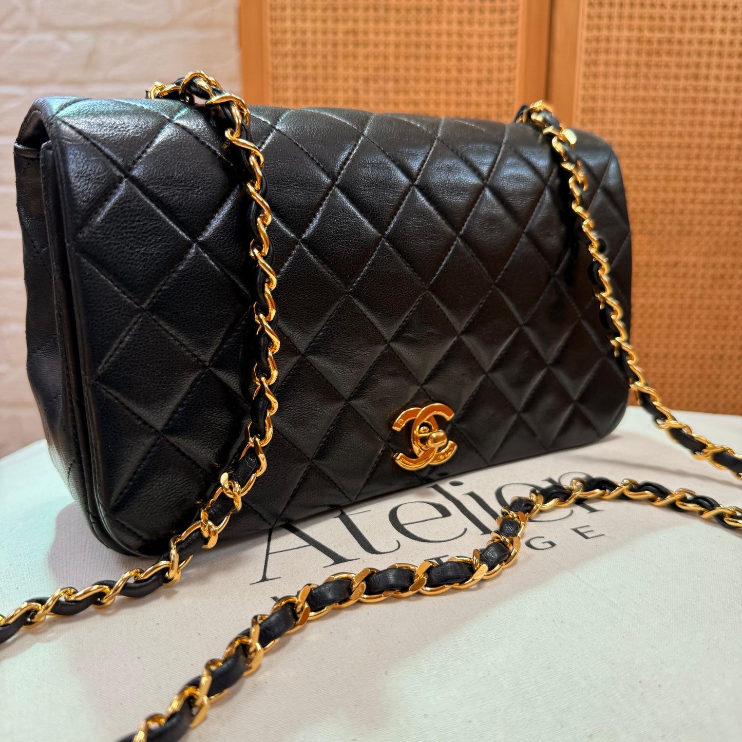 Chanel 1989 Classic Medium Rectangle Full Flap