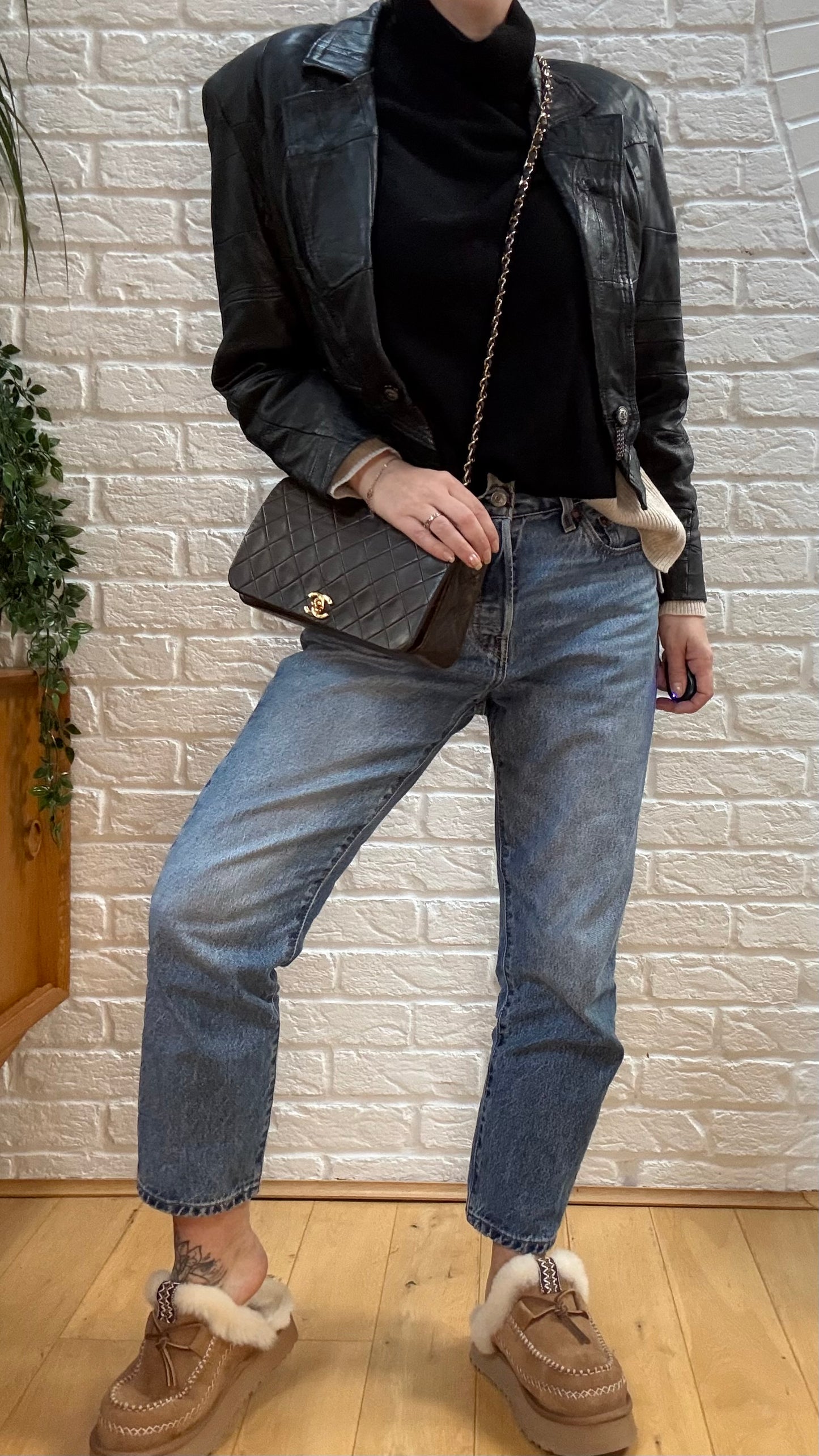 Chanel Rare 1989 Chocolate Brown Classic Medium Rectangle Full Flap