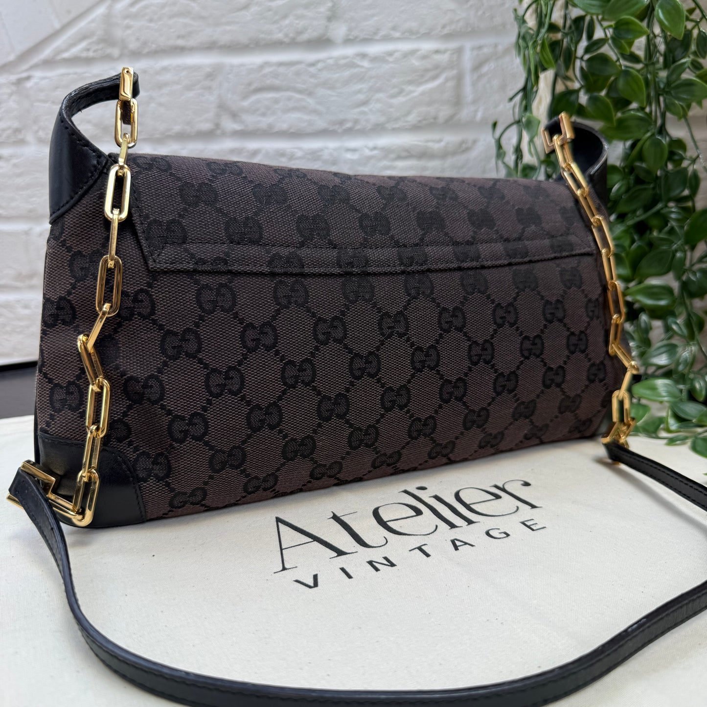 Gucci Rare 1990s Gucci X Tom Ford Tigers Head Cross Body