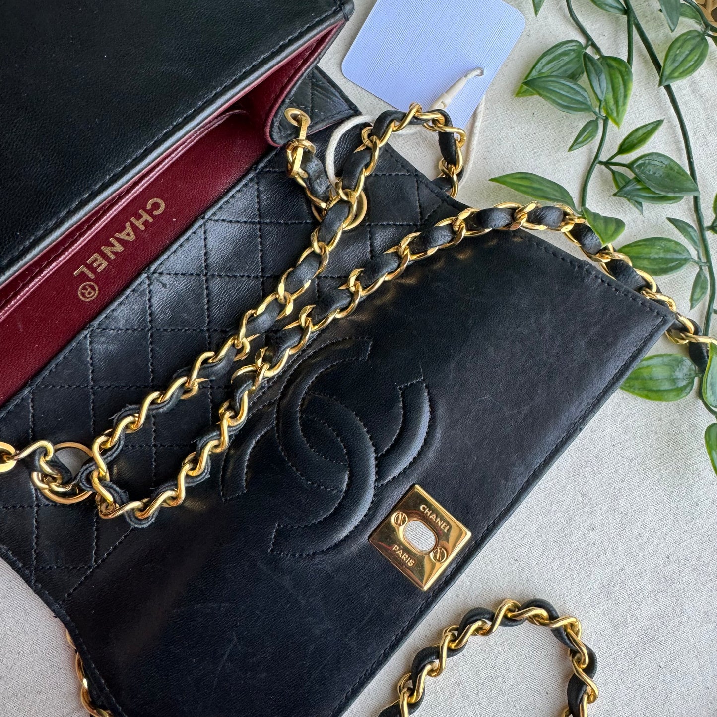 Chanel 1989 Quilted Lambskin Trapeze Bag