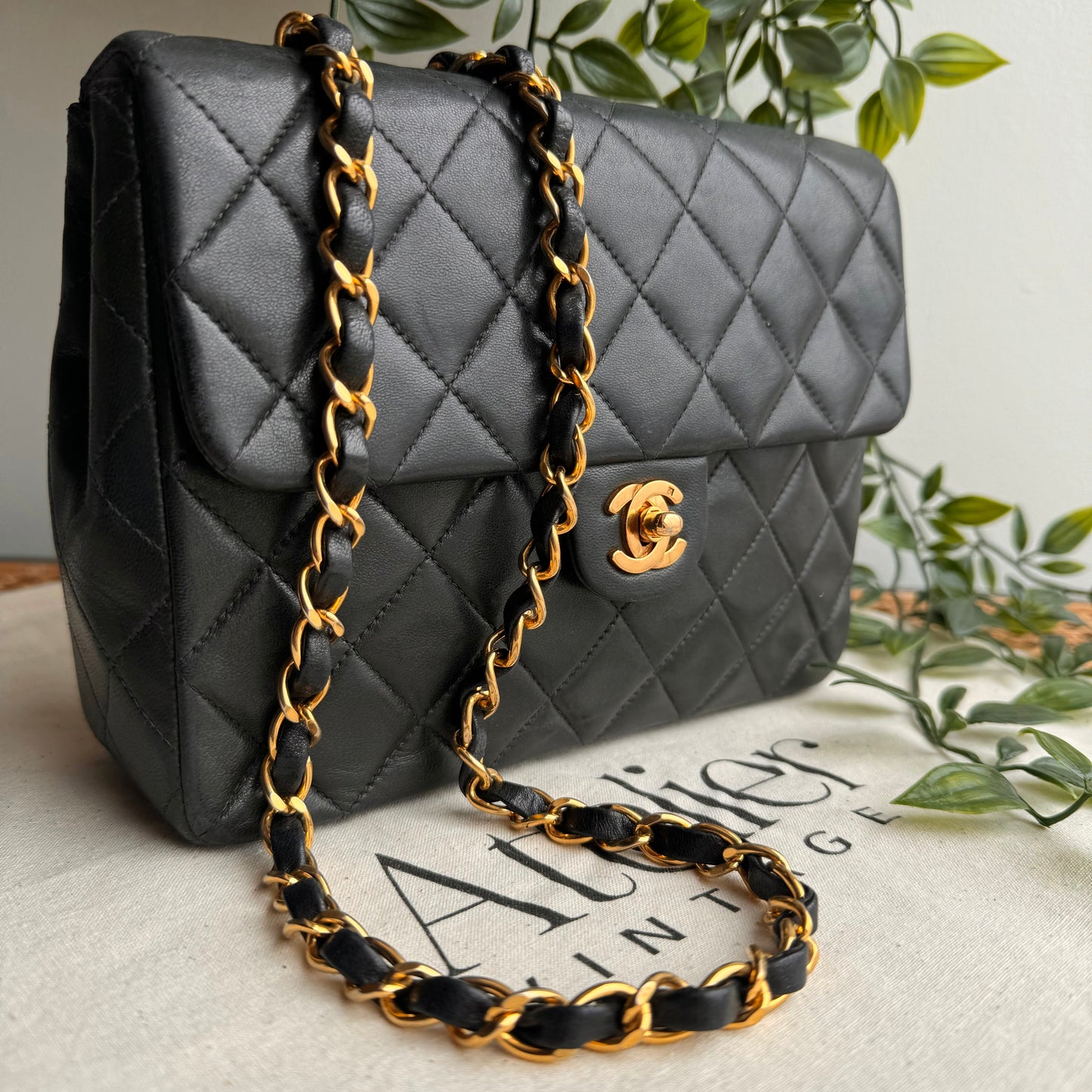Chanel 1991 Classic Square Single Flap Medium