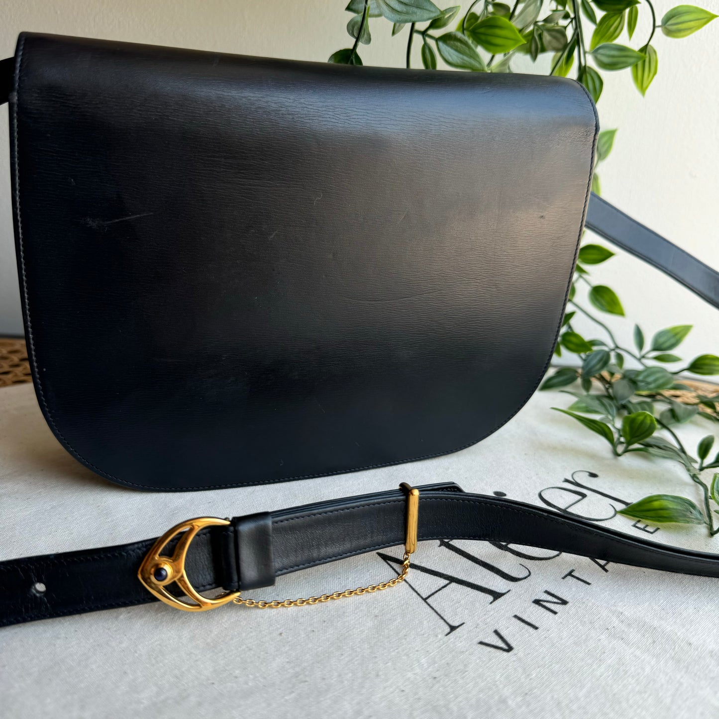 Cartier 1980s Sapphire Collection Shoulder Bag