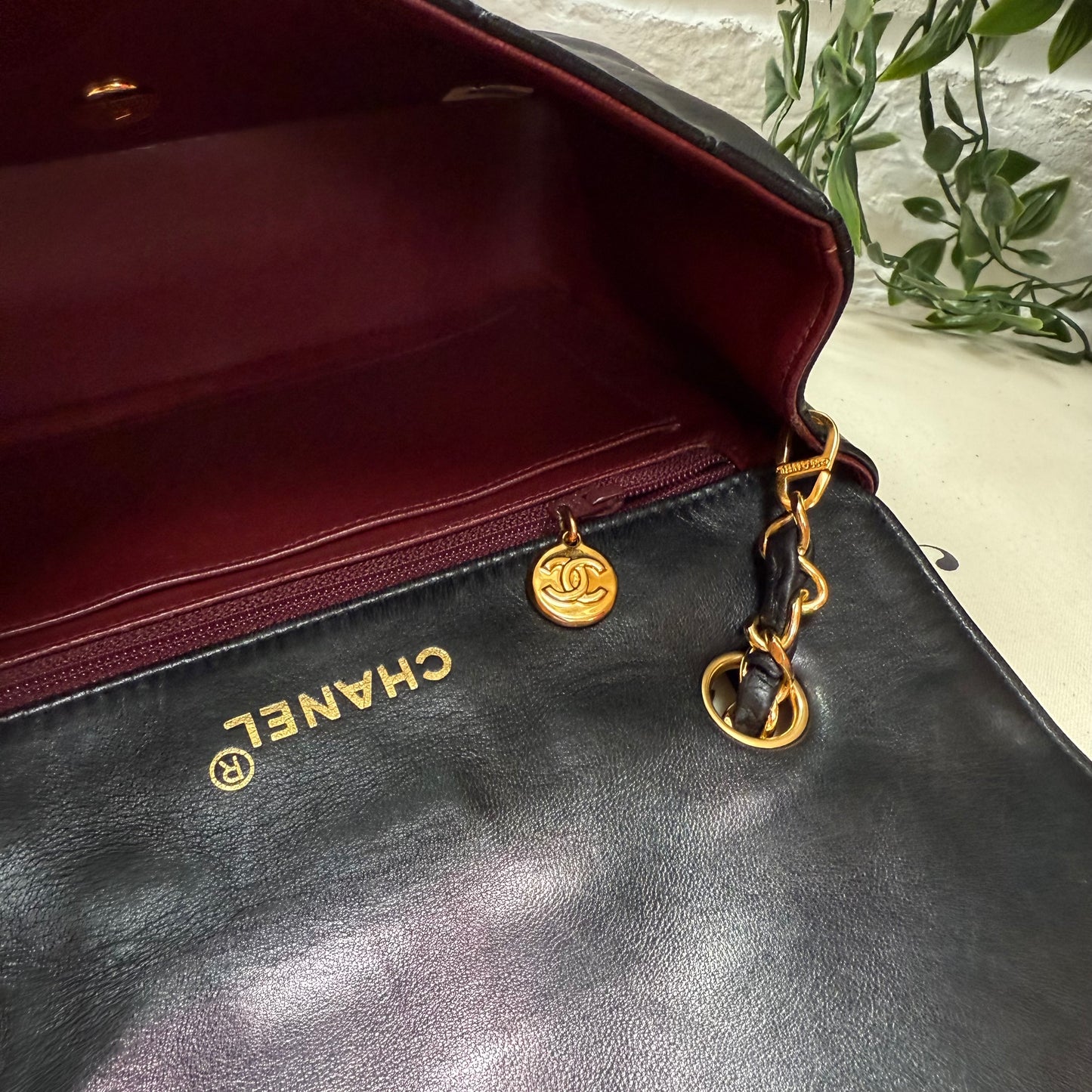 Chanel 1991 Vintage Classic Diana Small