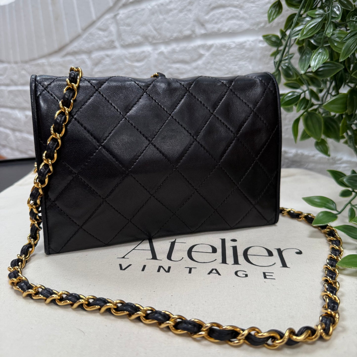 Chanel 1989 Tassel Half Moon Flap