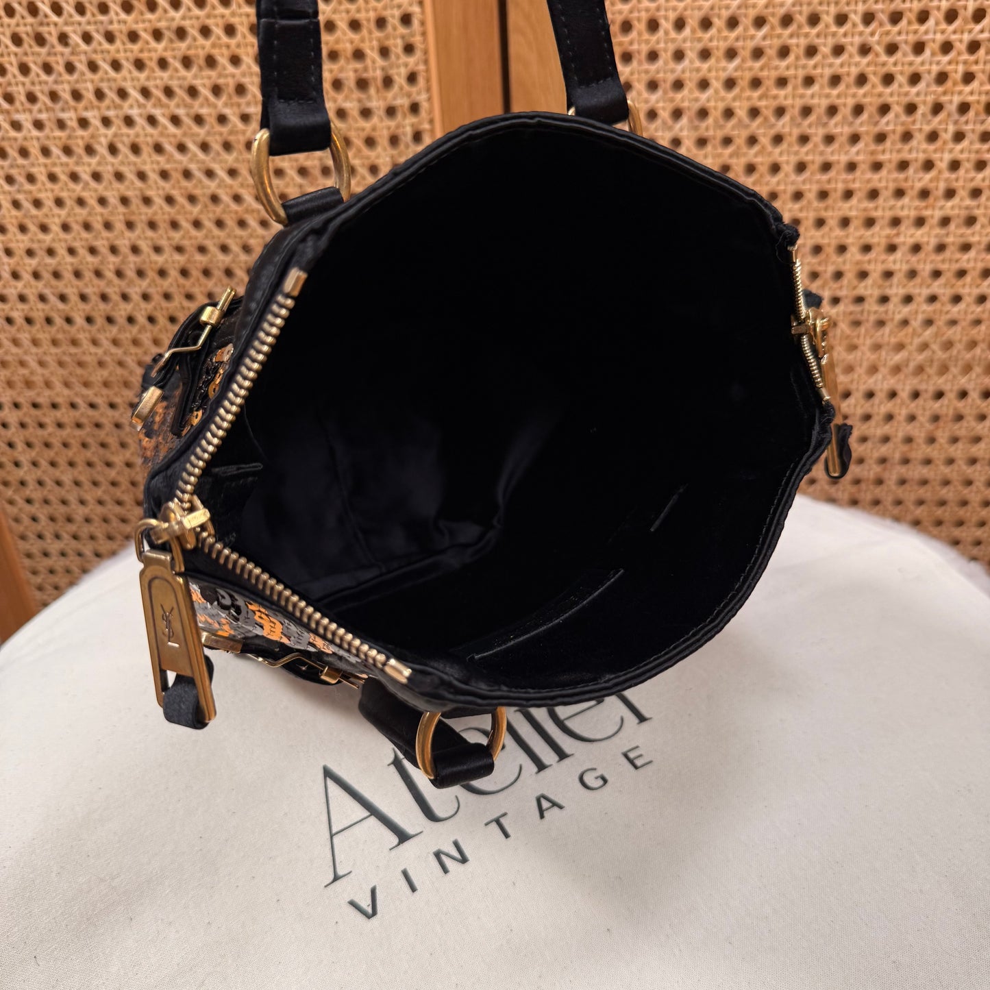 Saint Laurent 2008 limited Edition Sequin Downtown tote