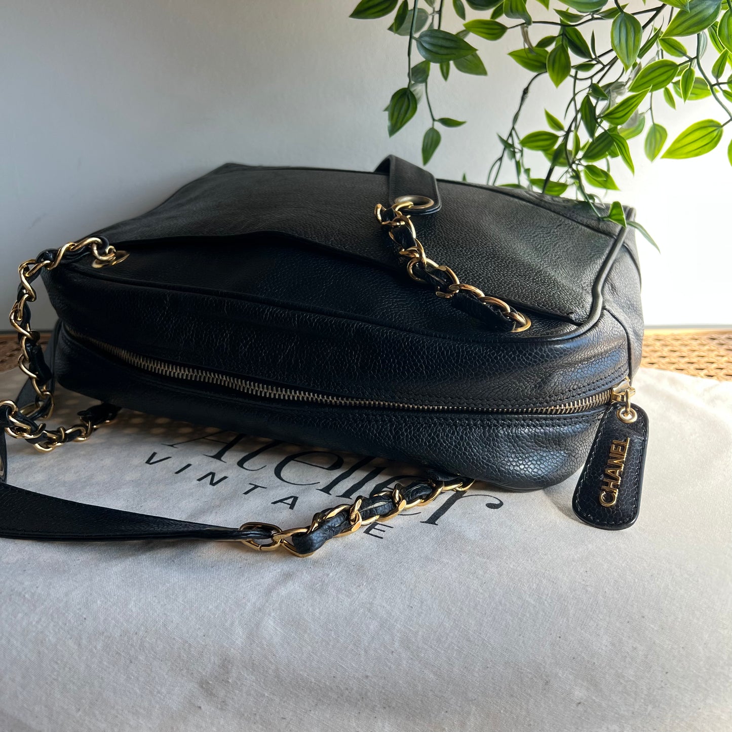 Chanel 1996 Triple CC Caviar Shoulder Bag
