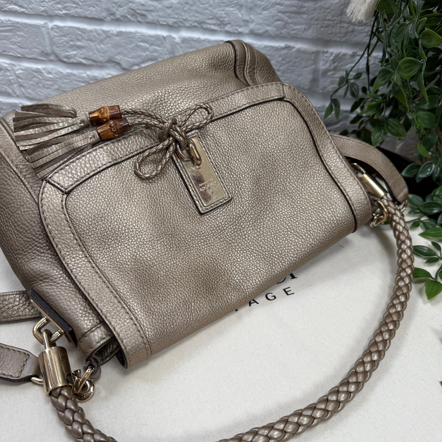 Gucci 2000s Bella Bamboo two way bag
