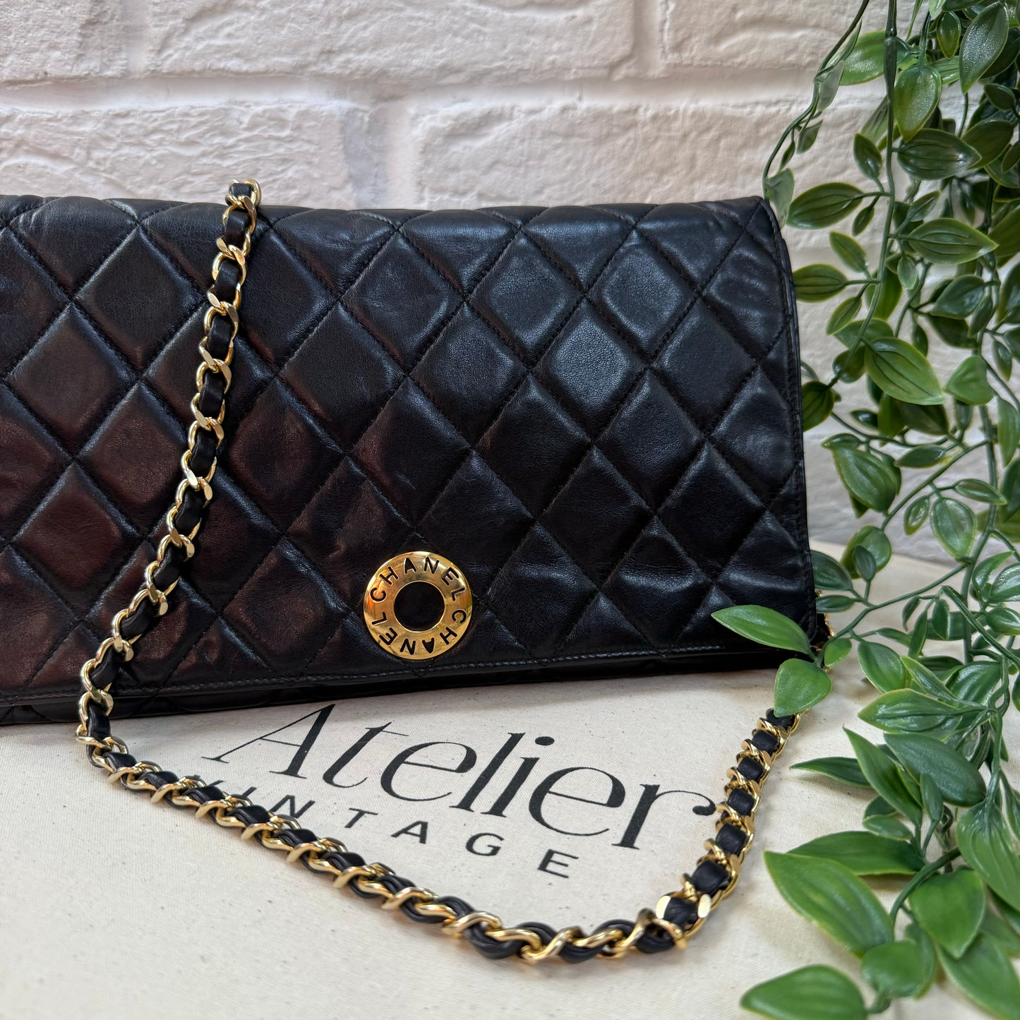 Chanel Early 1980s Quilted Lambskin Single Flap