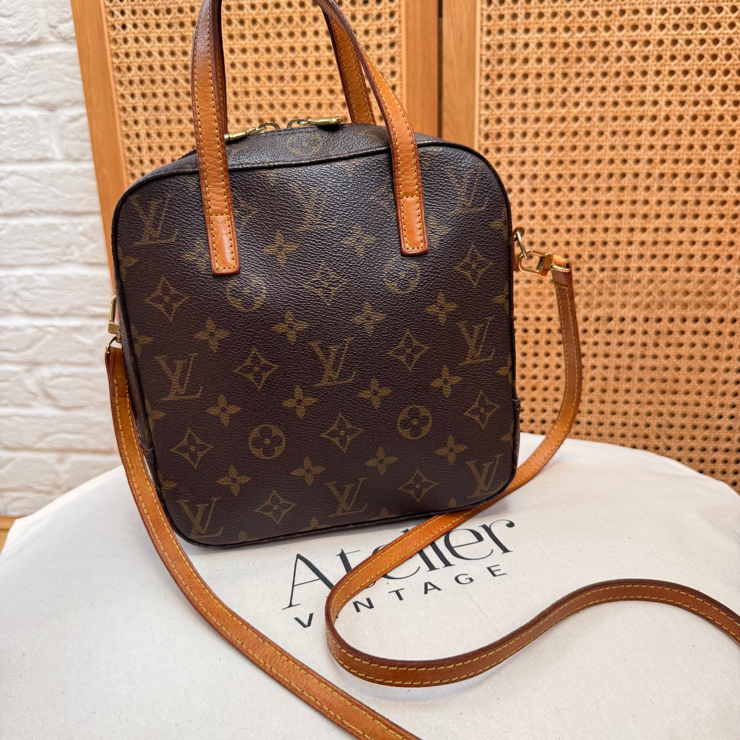 Louis Vuitton 2002 Monogram Spontini Two Way