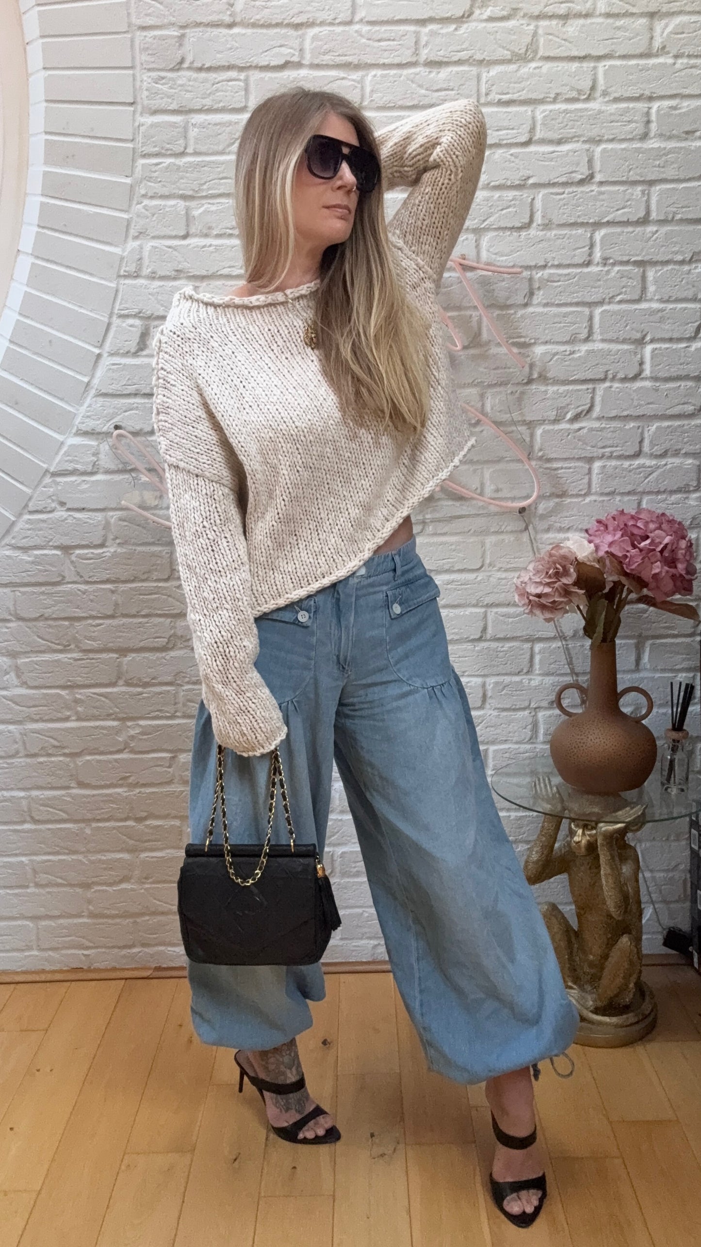 Chanel Rare 1989 Envelope Camera Style Tassel Bag