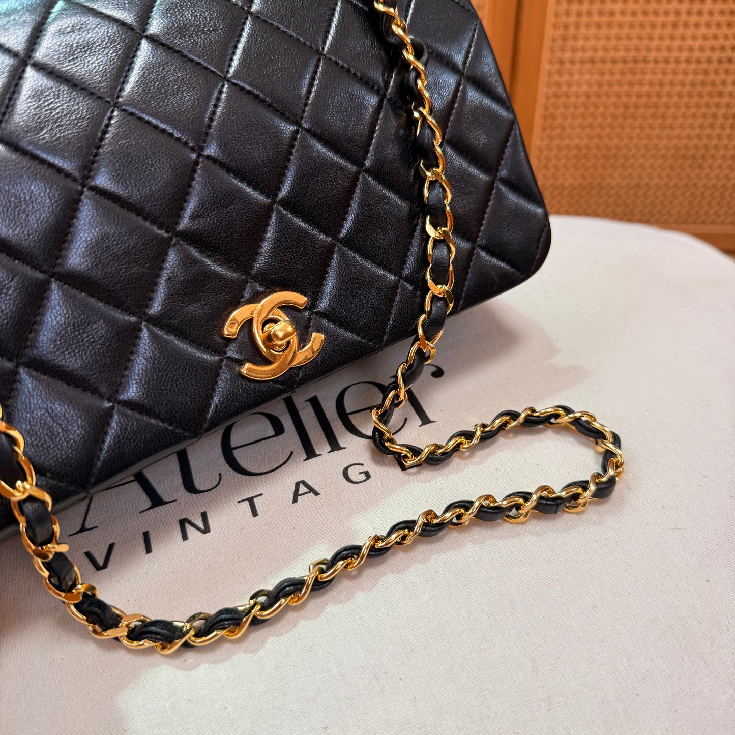 Chanel 1989 Classic Medium Rectangle Full Flap