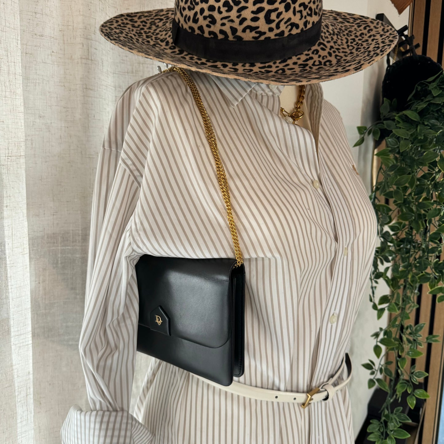 Dior 1980s Vintage Chain Strap Bag