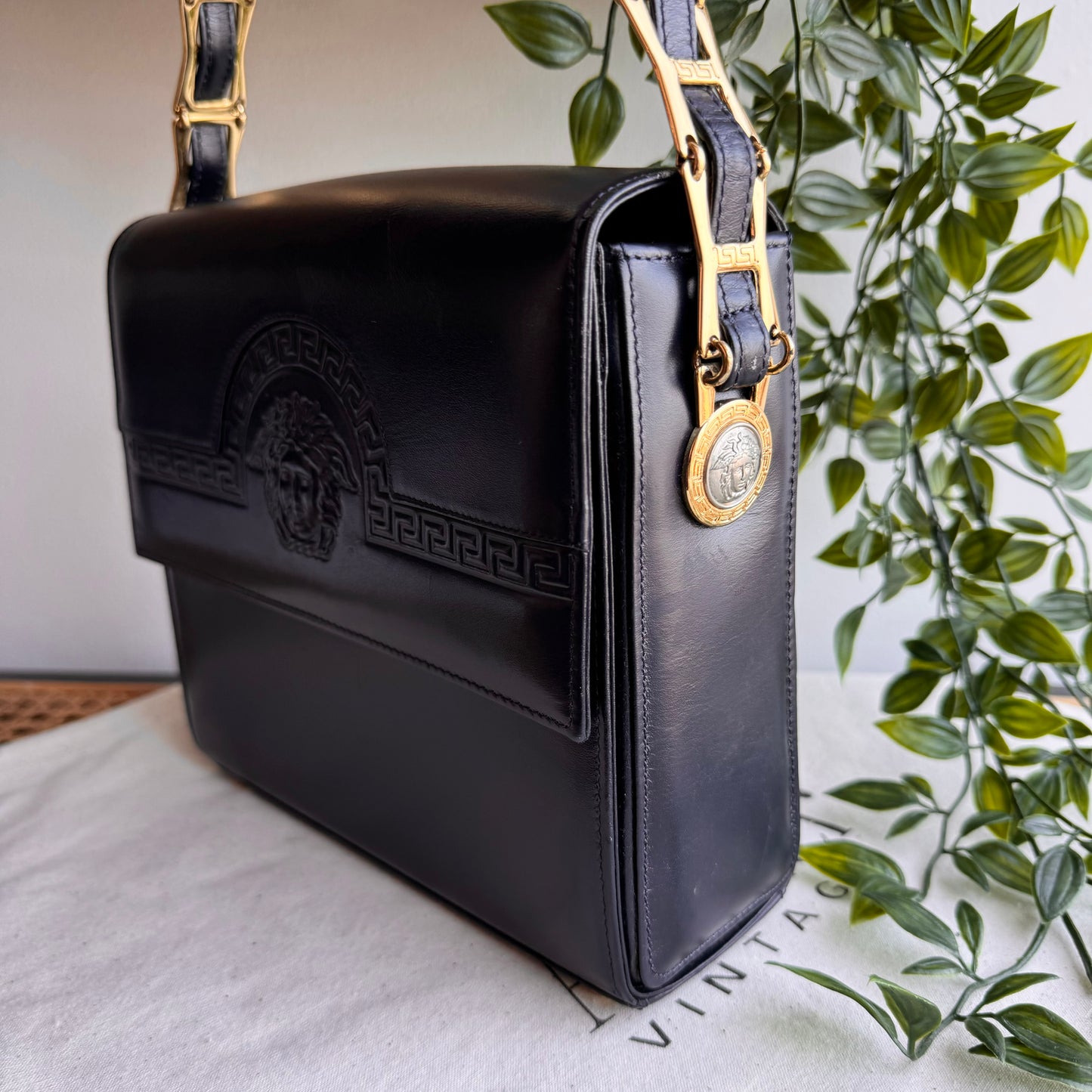 Versace Vintage Medusa Cross Body Bag