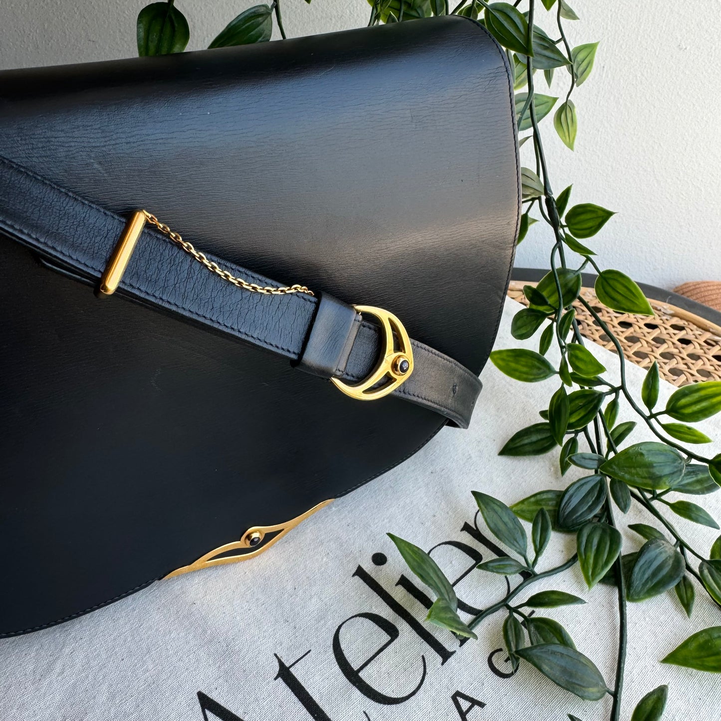 Cartier 1980s Sapphire Collection Shoulder Bag