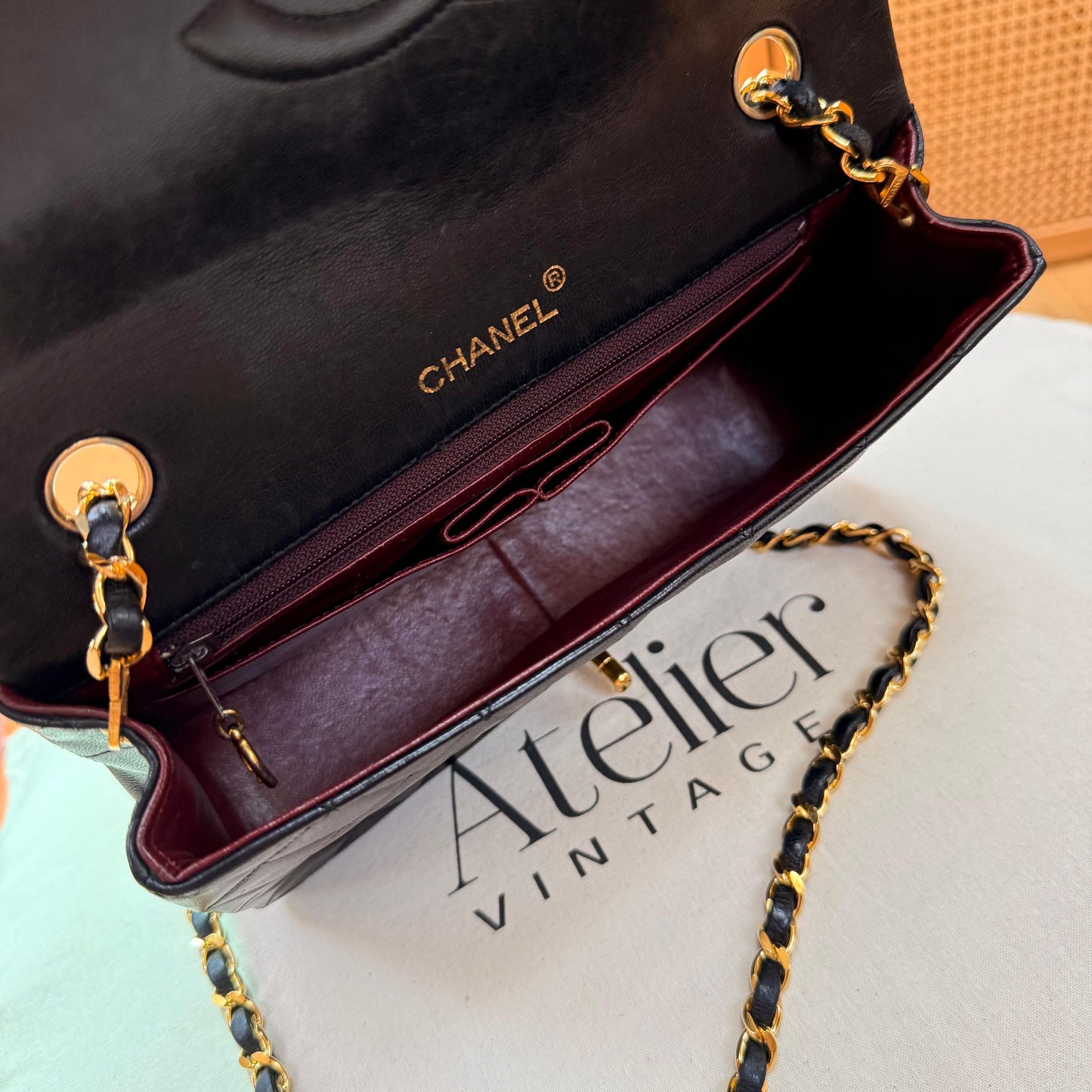 Chanel 1989 Classic Medium Rectangle Full Flap
