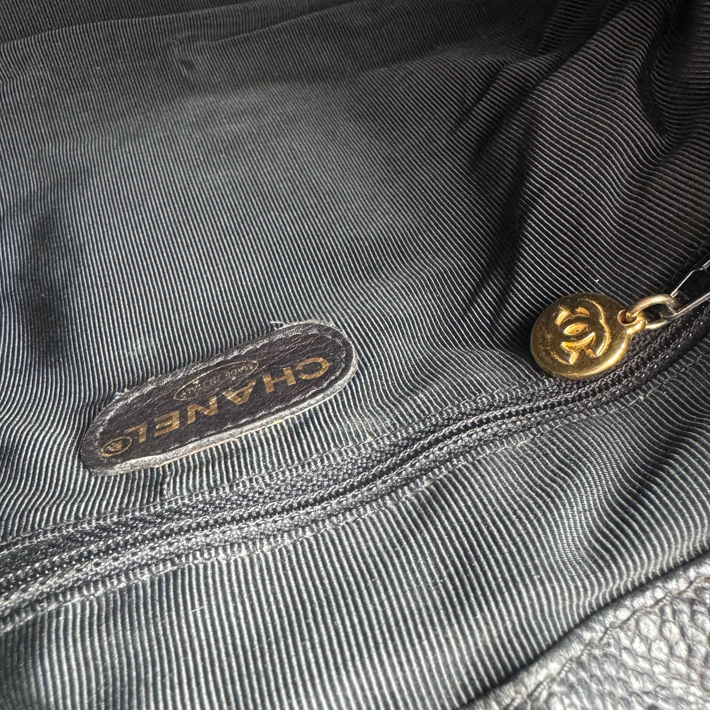 Chanel 1994 Quilted Caviar Two Way Back Pack