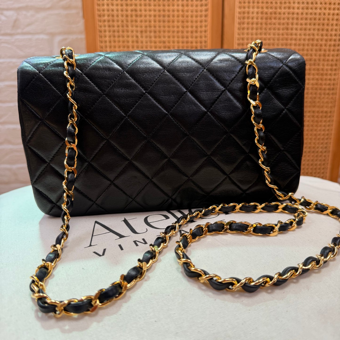 Chanel 1989 Classic Medium Rectangle Full Flap