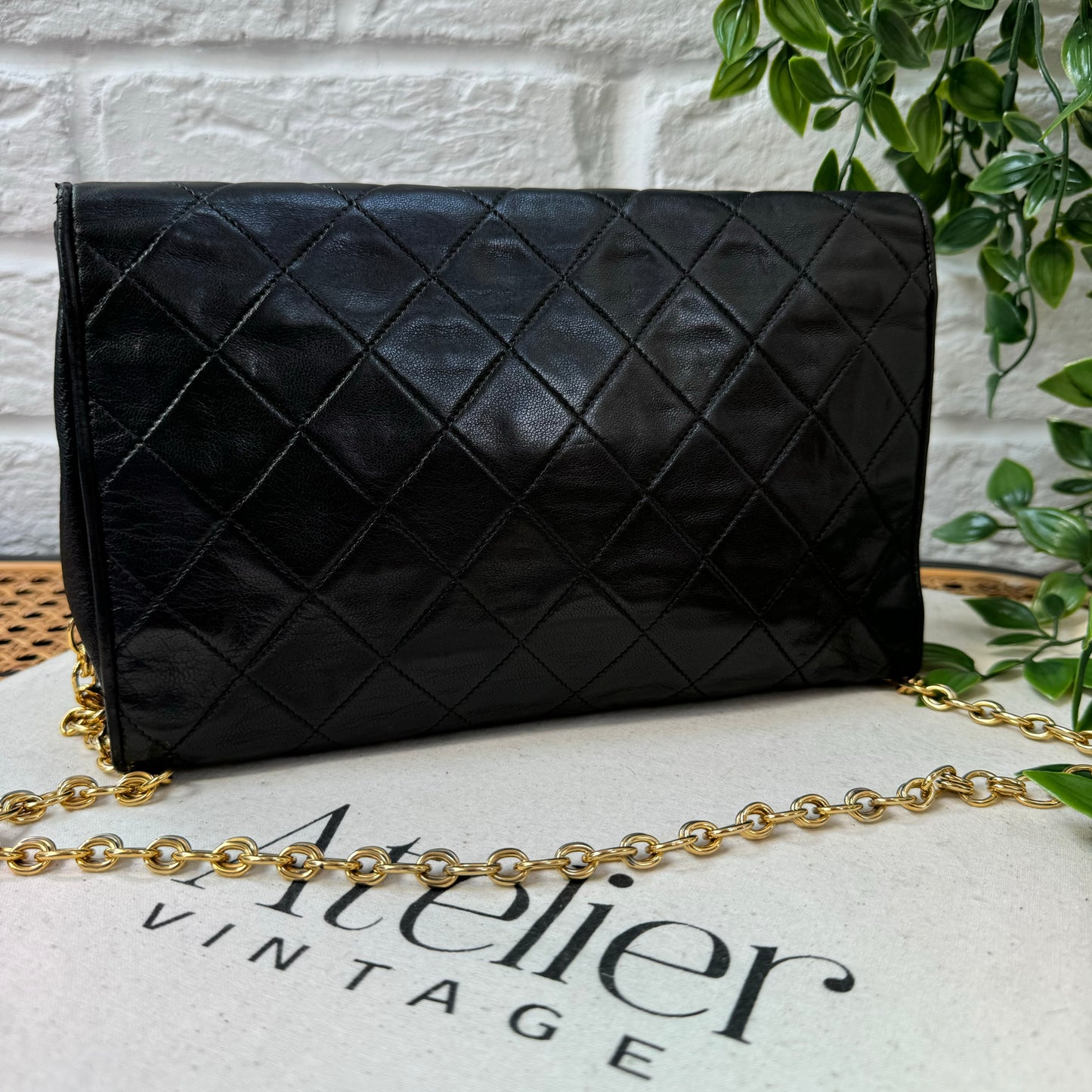 Chanel 1986 Rare Asymmetric Envelope Bag