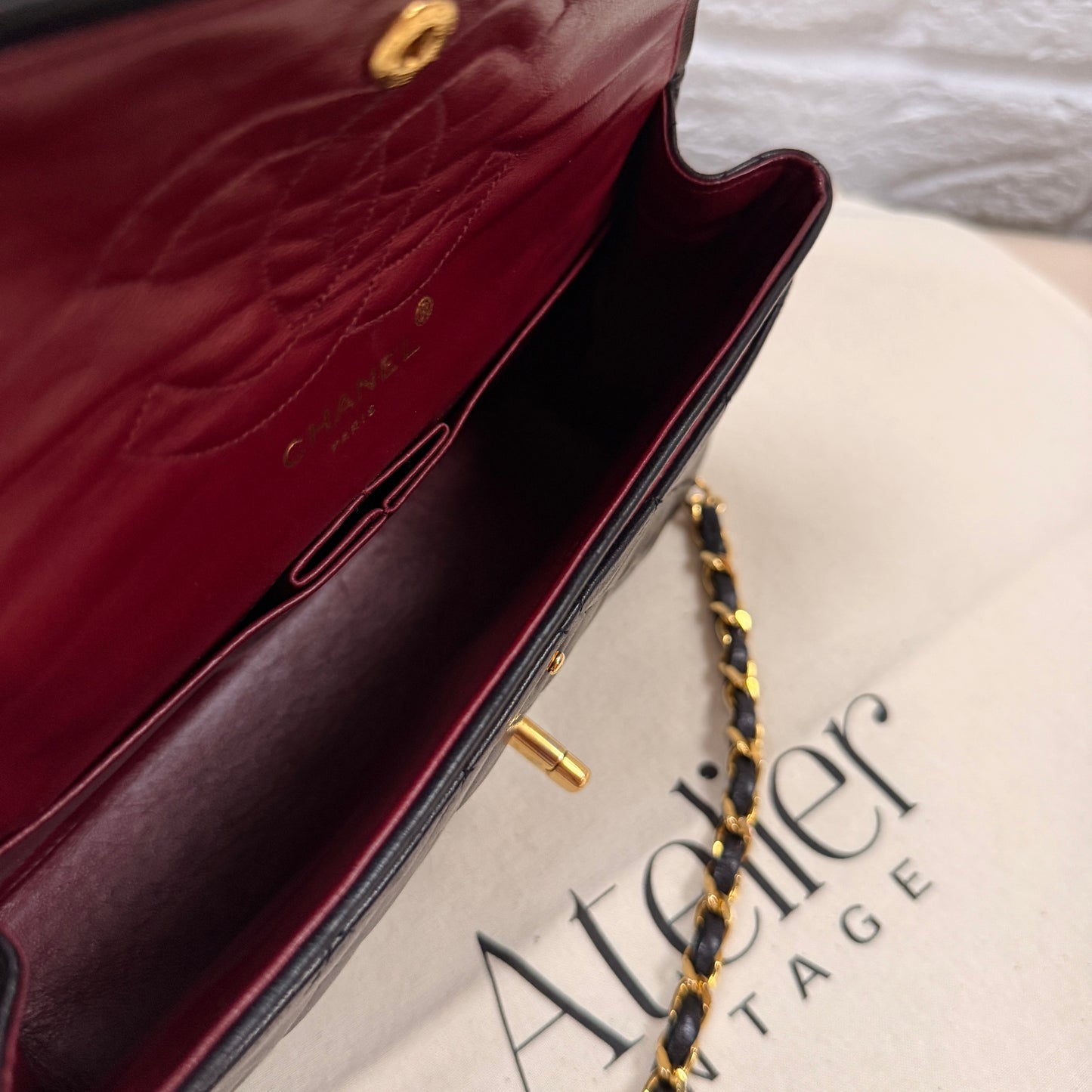 Chanel 1986 Black Classic Double Flap Small