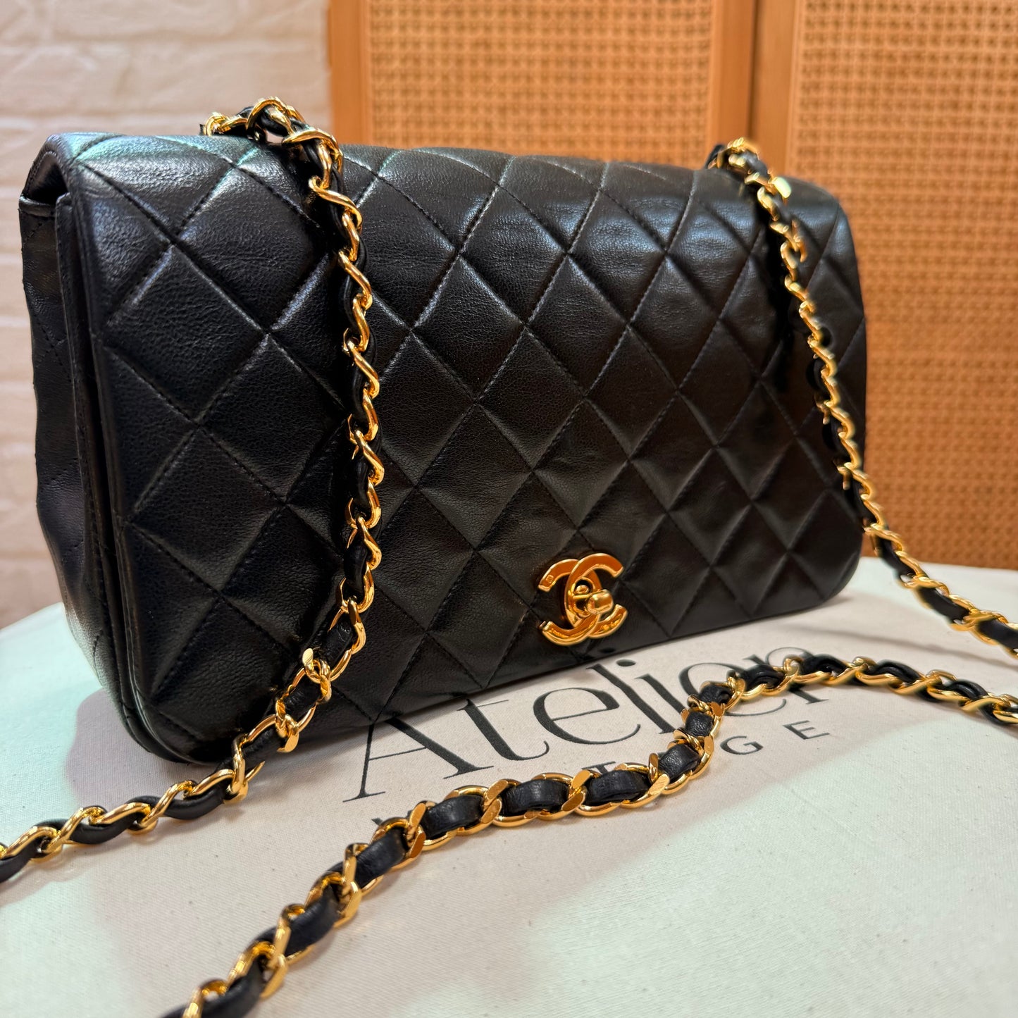 Chanel 1989 Classic Medium Rectangle Full Flap