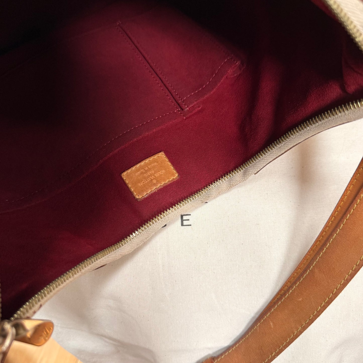 Louis Vuitton 2003 Greta Hobo Tote Murakami Multicolor White