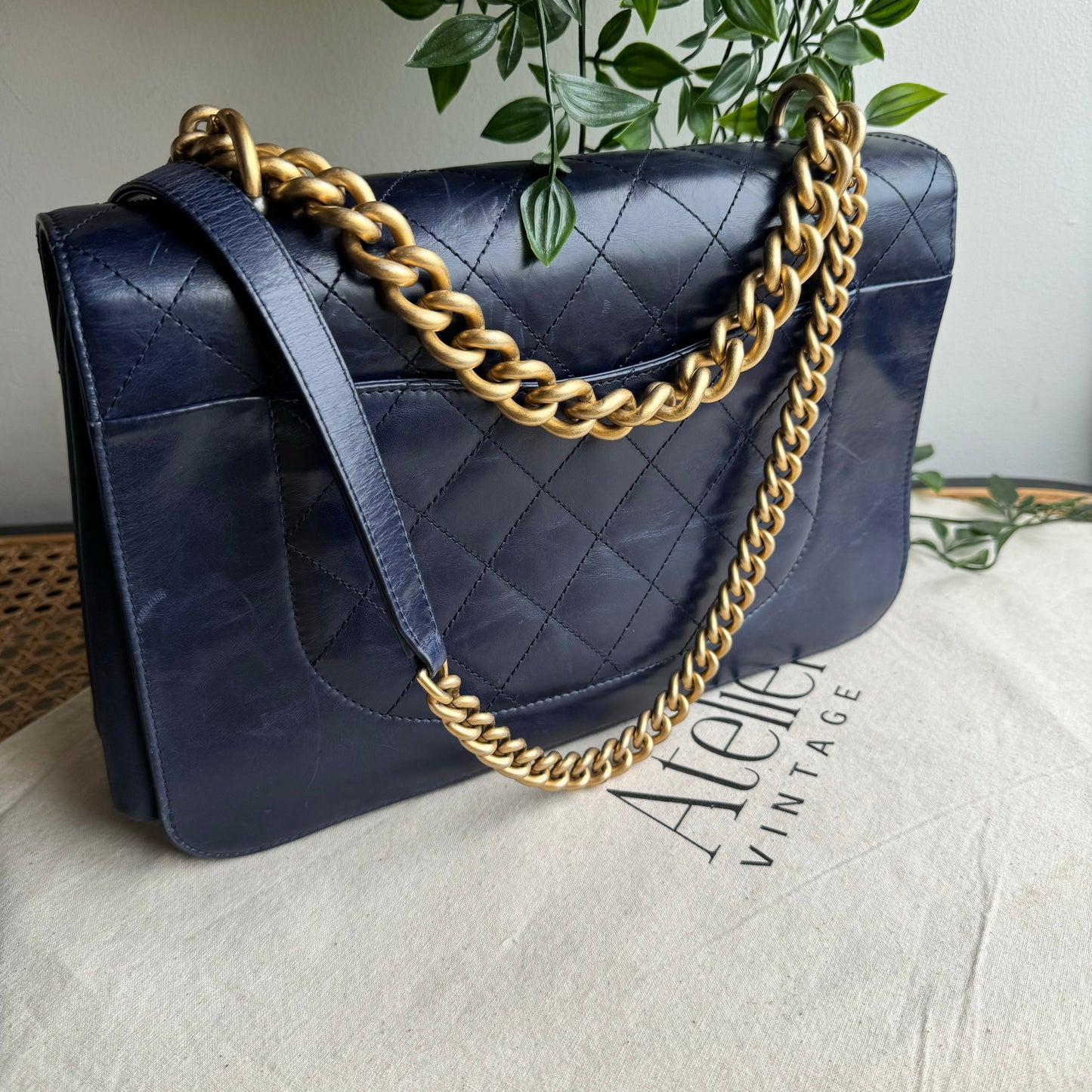 Chanel 2016 Navy Paris Cosmopolite Two Way