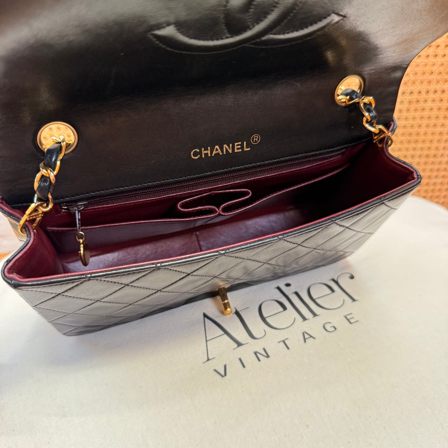 Chanel 1989 Classic Medium Rectangle Full Flap