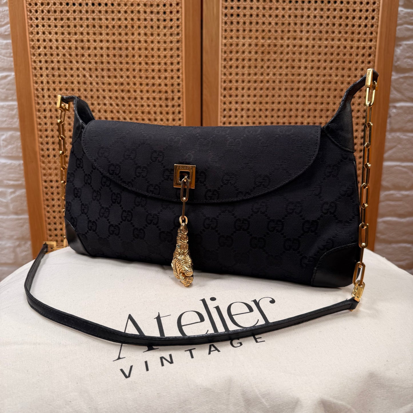 Gucci 1990s Gucci X Tom Ford Tigers Head Cross Body