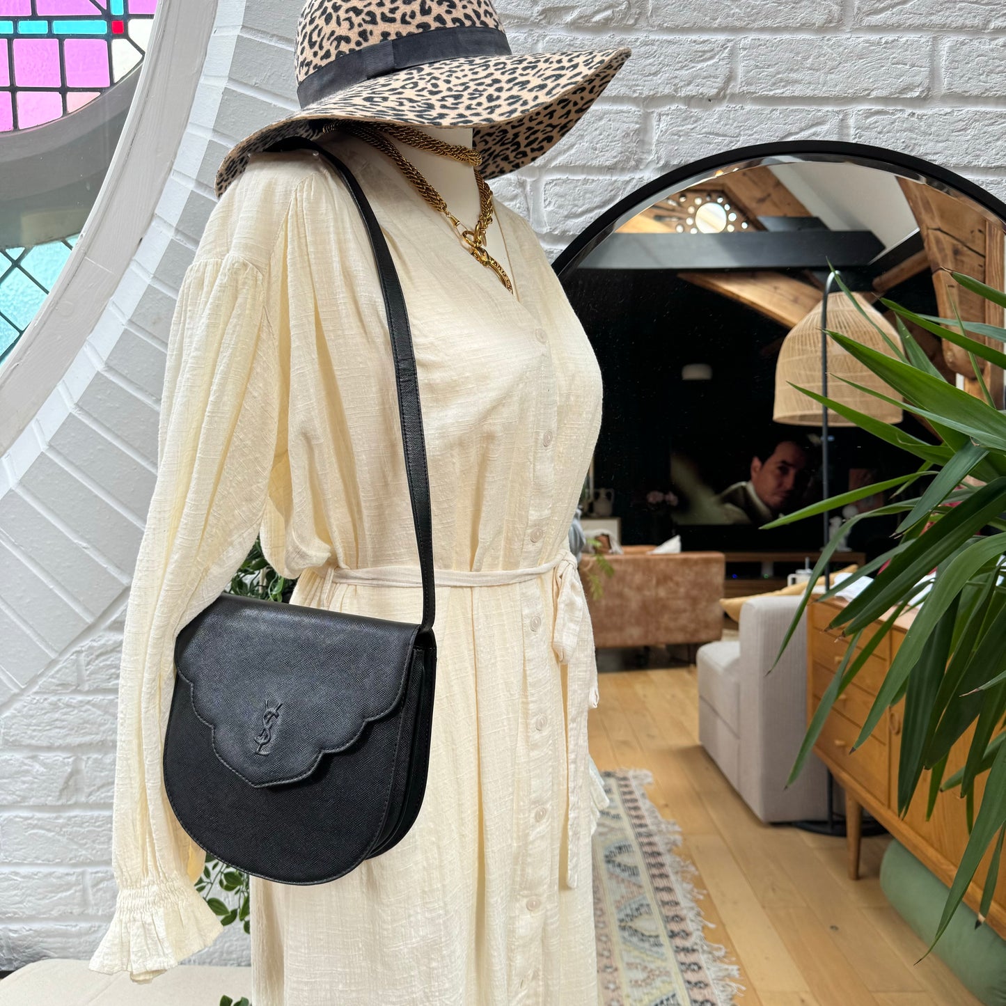 Saint Laurent 1980s Black Shoulder Bag