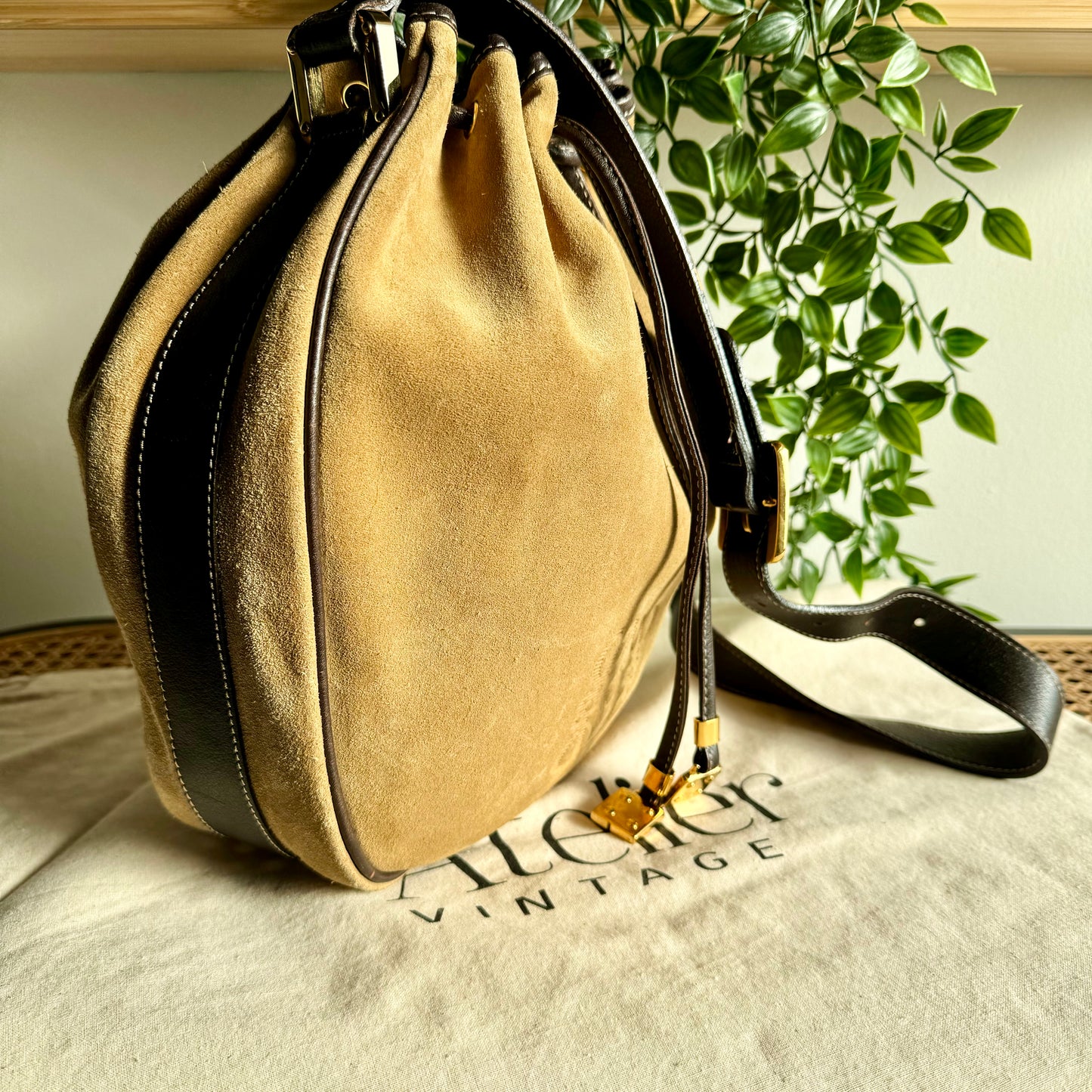 Loewe Cross Body Bucket Bag