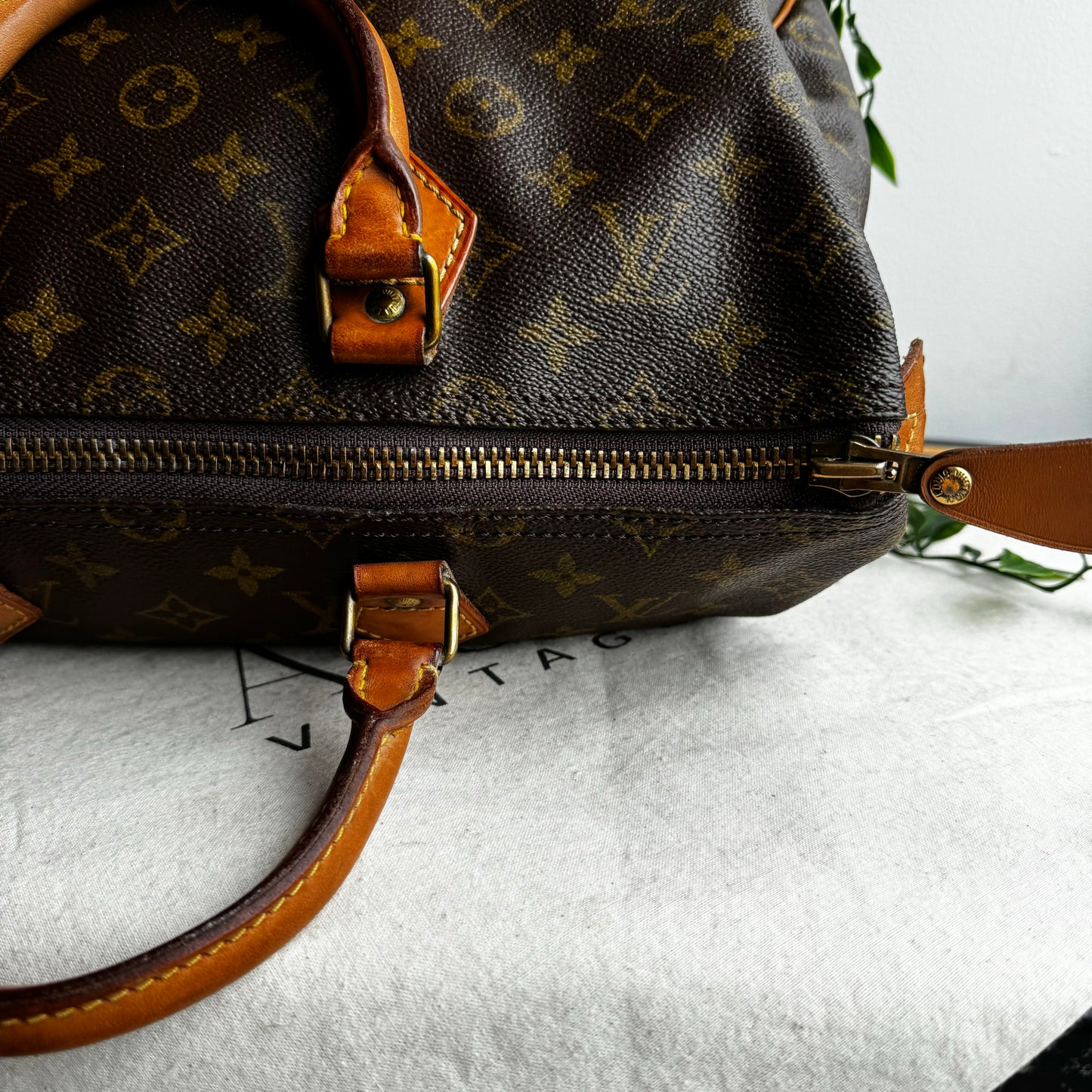 Louis Vuitton Early 1980s Speedy 35