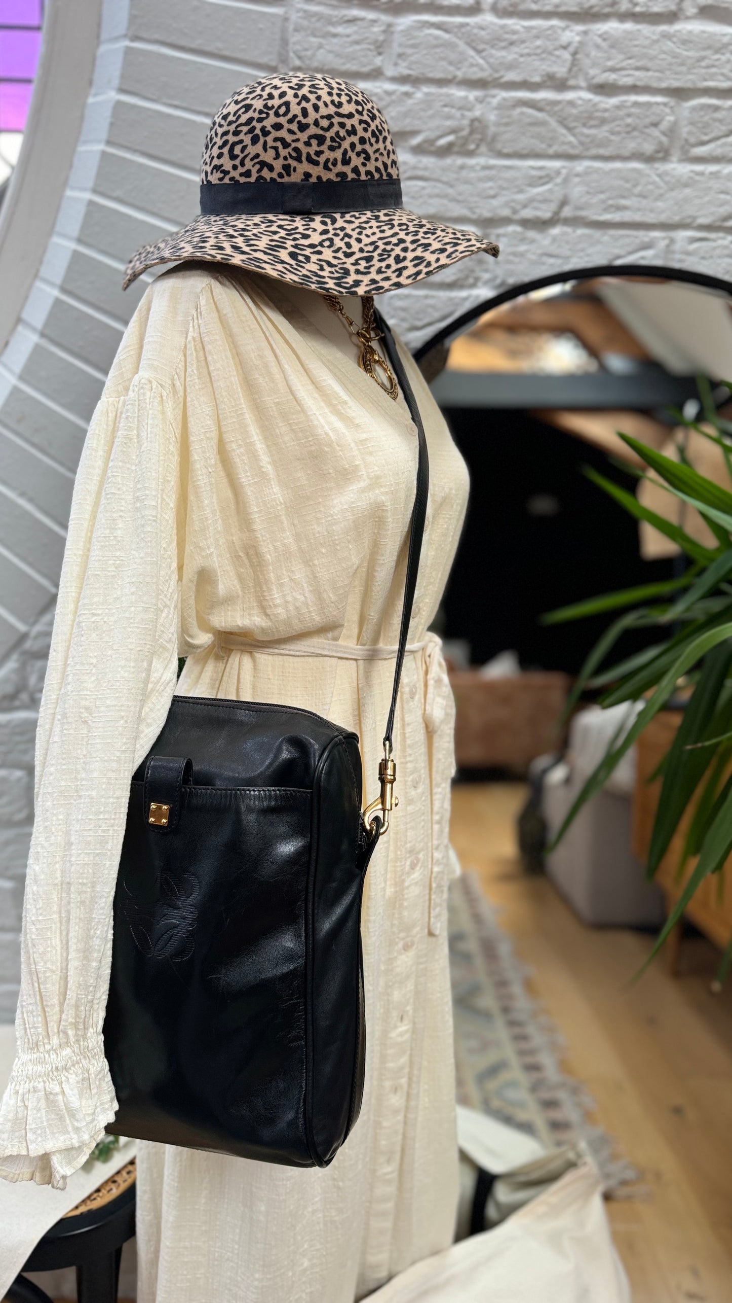 Loewe 1990s Anagram Cross Body Bag