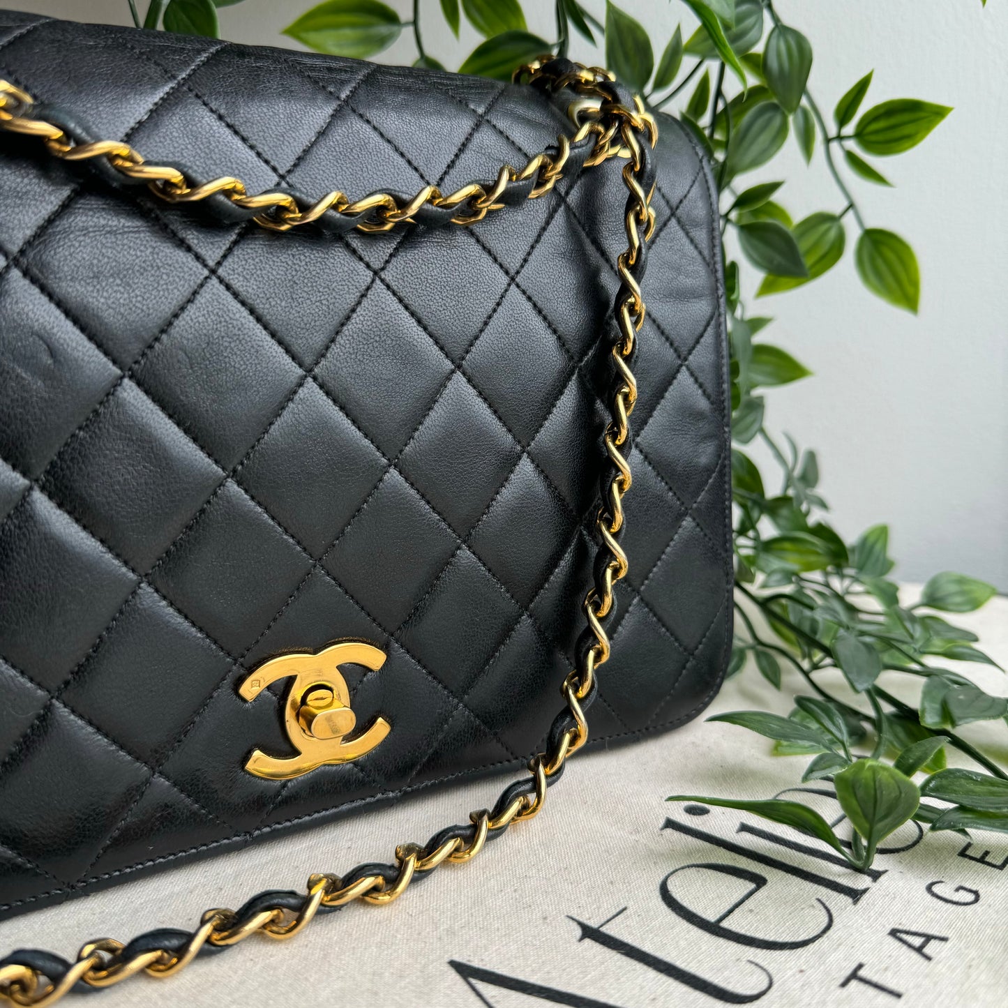 Chanel 1980s Square Full Flap
