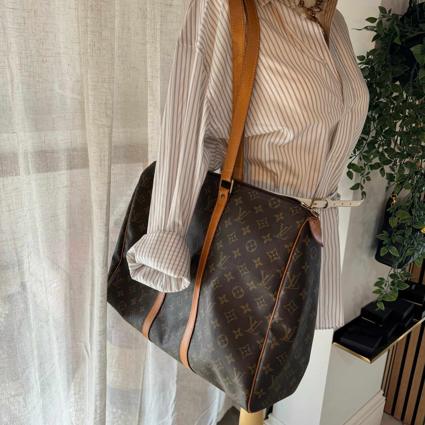 Louis Vuitton 1996 Flannery 45 Tote