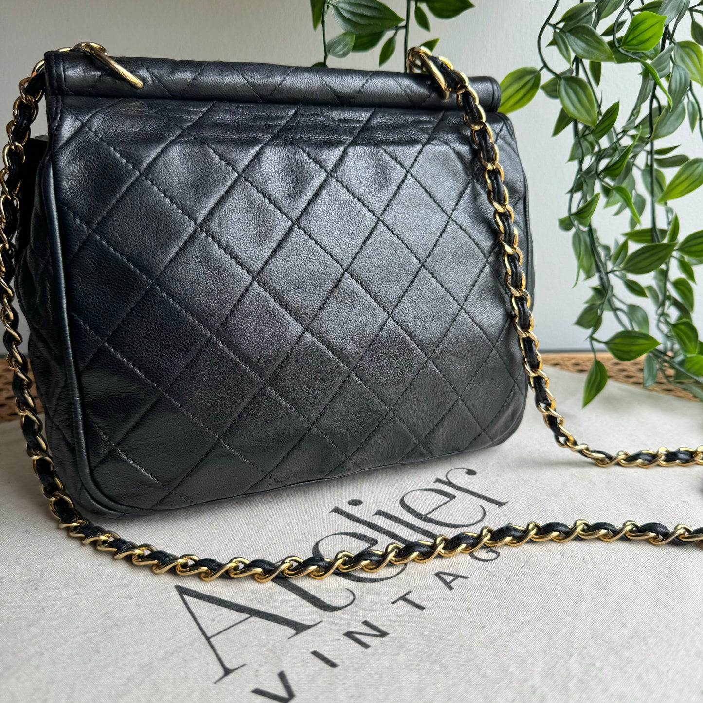 Chanel 1989 Envelope Flap Shoulder Bag