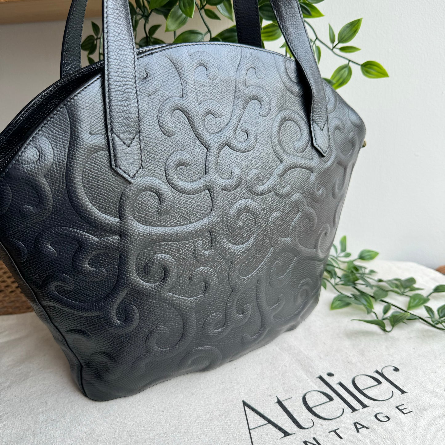 Saint Laurent 1980s Arabesque Tote