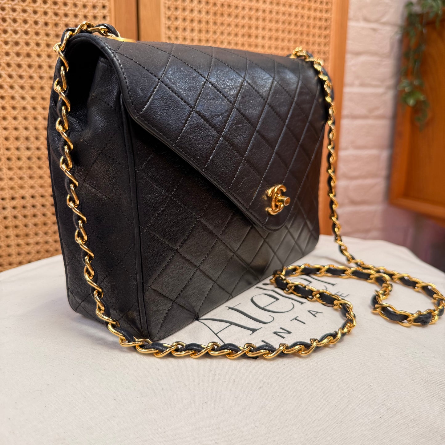 Chanel 1986 Rare Envelope Single Flap