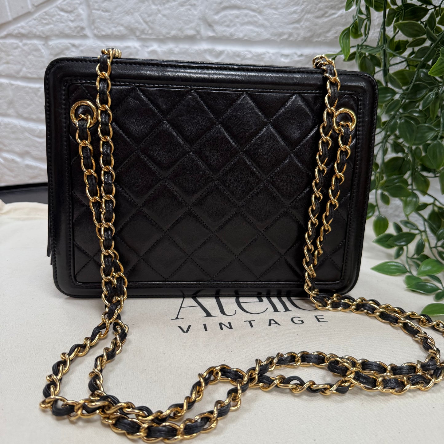 Chanel 1989 Cross Body Tassel Mini zip Tote