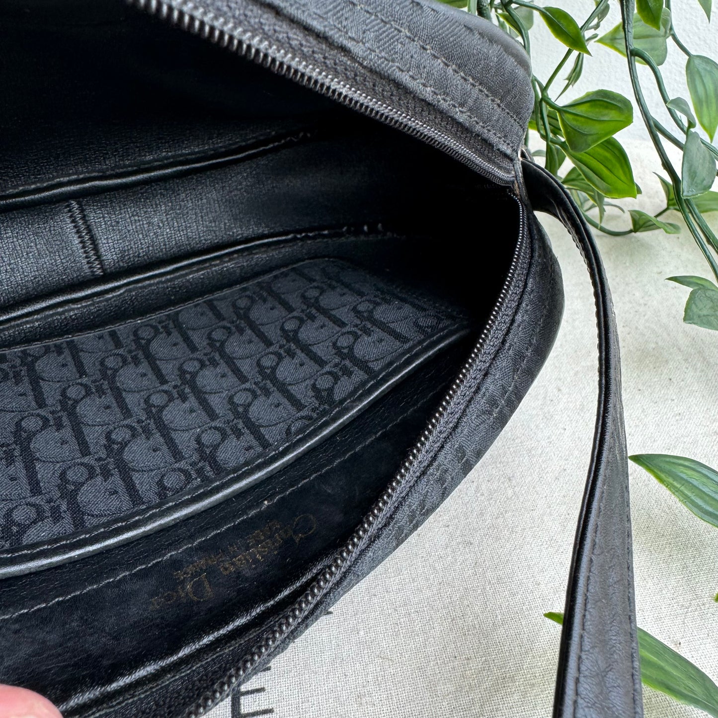 Dior 1980s Trotter Canvas Bag