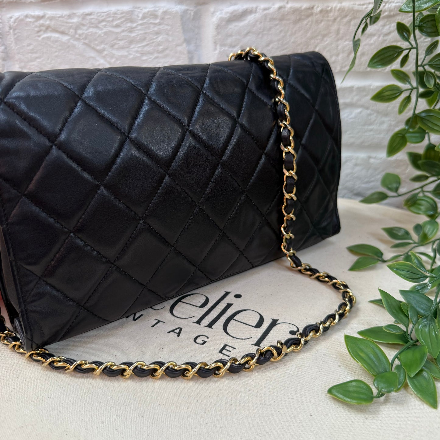 Chanel Early 1980s Quilted Lambskin Single Flap