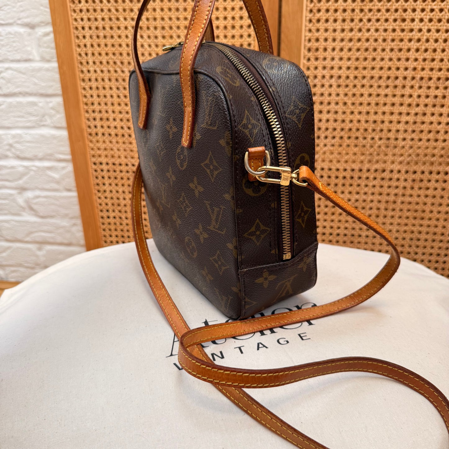 Louis Vuitton 2002 Monogram Spontini Two Way