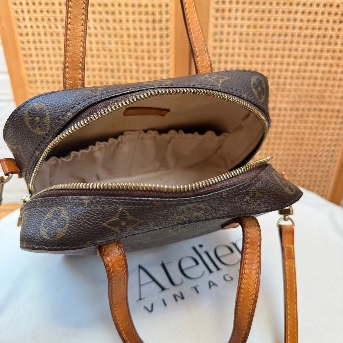 Louis Vuitton 2002 Monogram Spontini Two Way