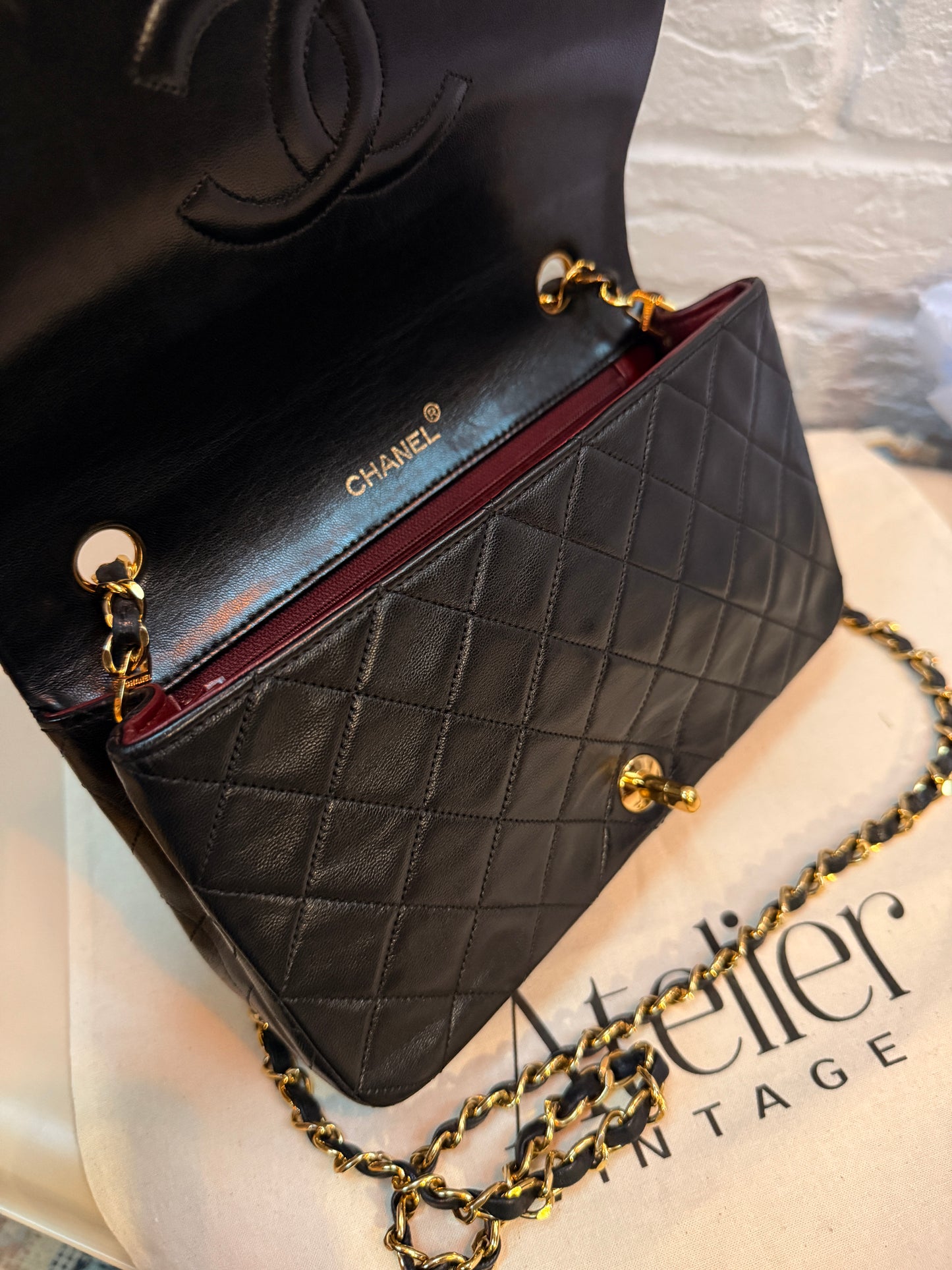 Chanel 1989 Classic Medium Rectangle Full Flap